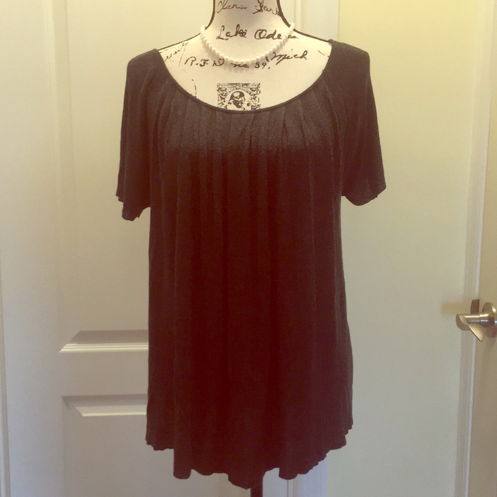 Banana Republic Pleated Thin-knit Sweater